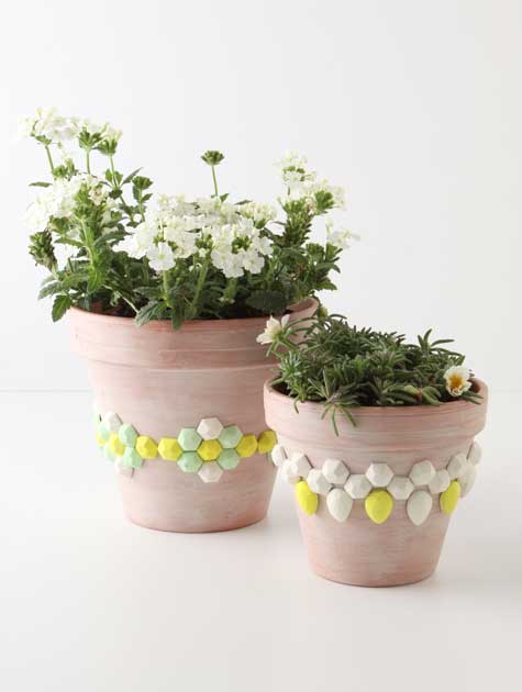 ایده هایی جالب برای تزیین گلدان در خانه