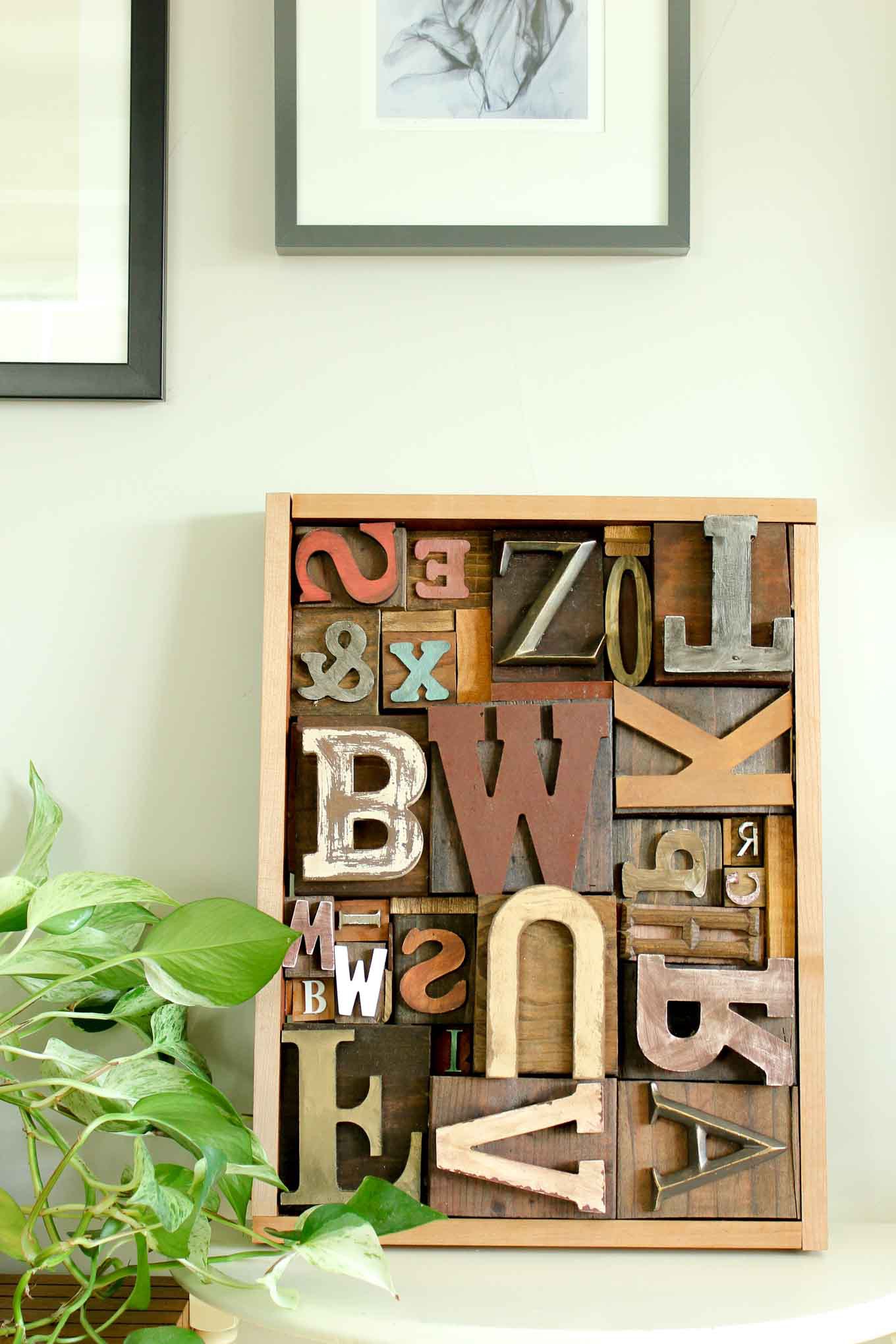 5 diy art idea wooden letter craft