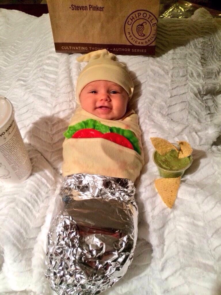 Burrito baby diy costume