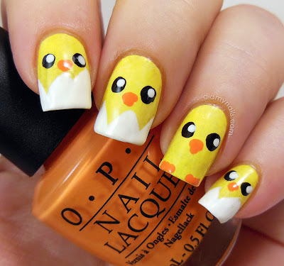Hatching chick nails