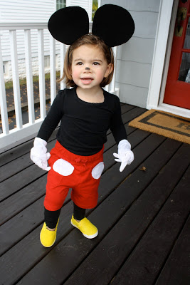 Mickey mouse diy costume