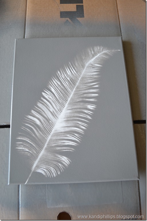 Diy feather painting