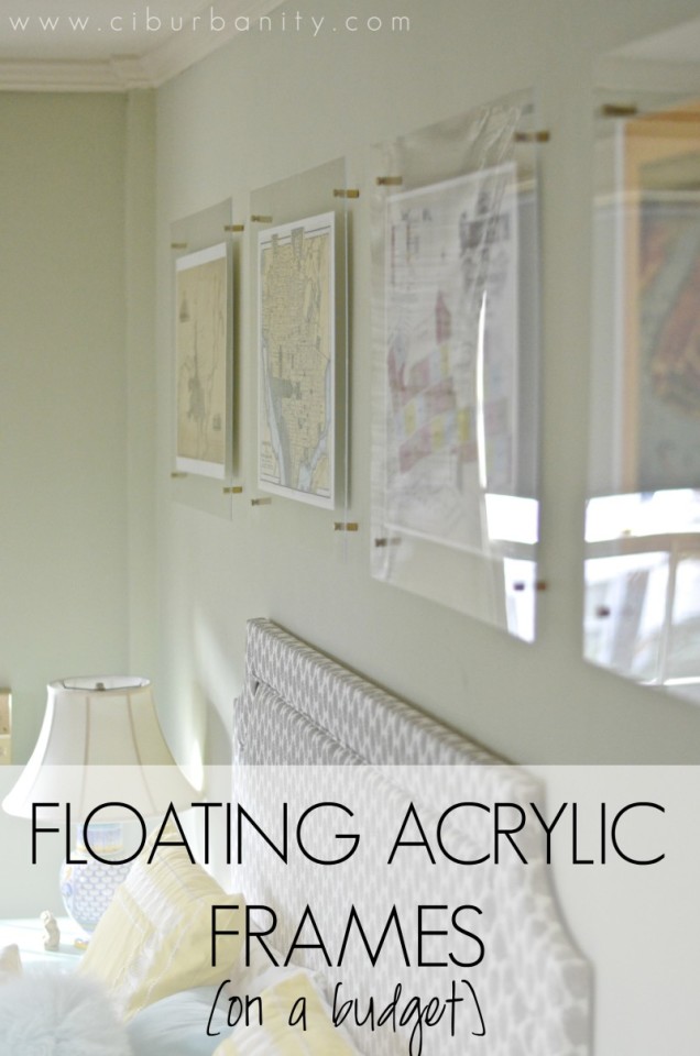 Floating acrylic frames