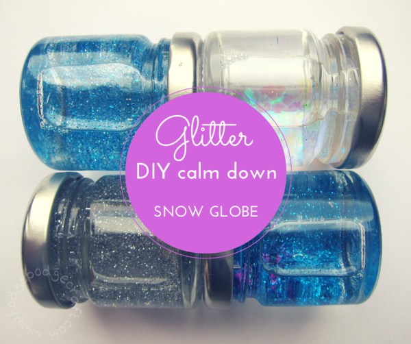 Glitter calm down jars