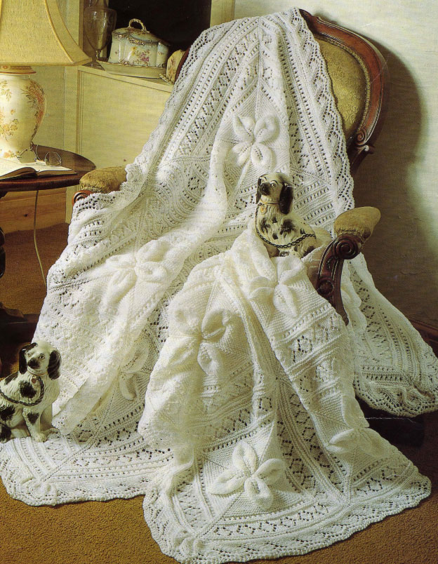 Intricate Lace Baby Blankets for Experienced Knitters