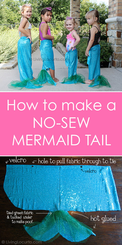 No sew mermaid tail