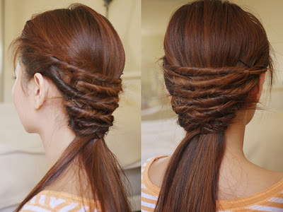 The quick and easy hair twist
