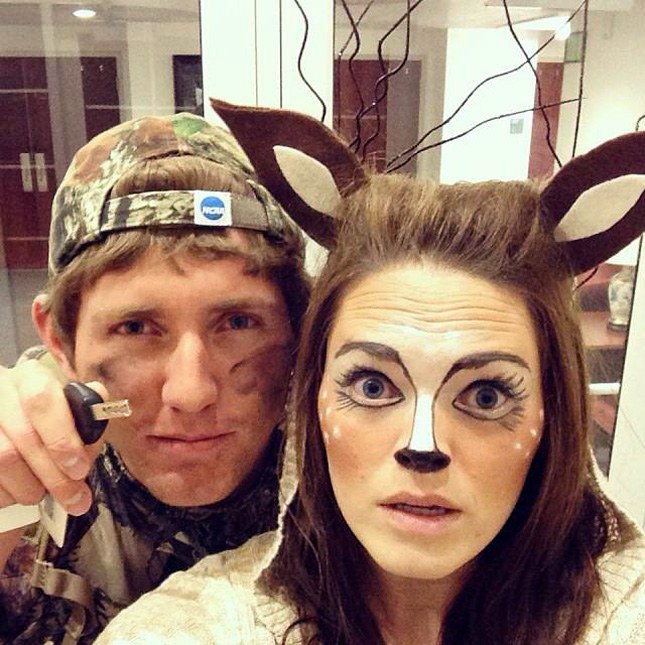 Deer & hunter diy costume