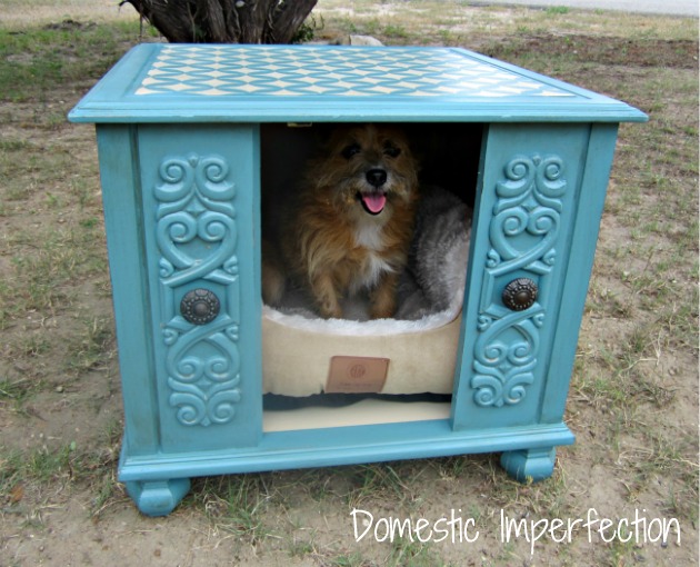 Doggie bed end table
