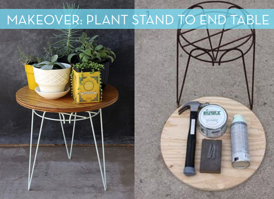 Plant stand end table