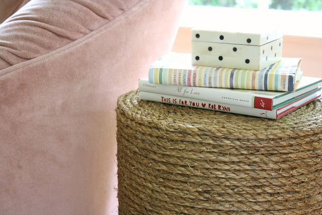 Rope side table