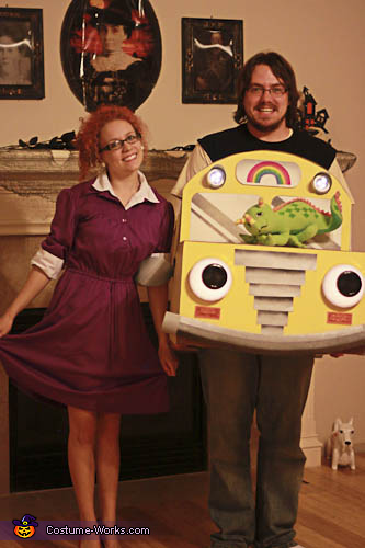 Magic school bus and miss frizzle diy costume
