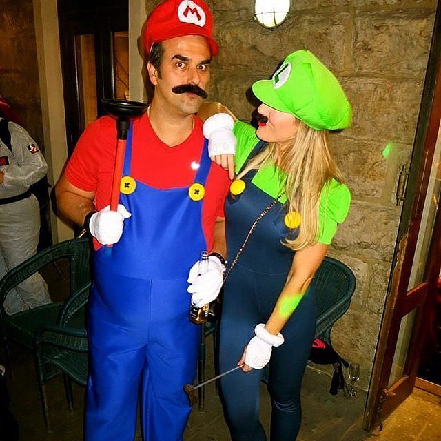 Mario luigi diy costume