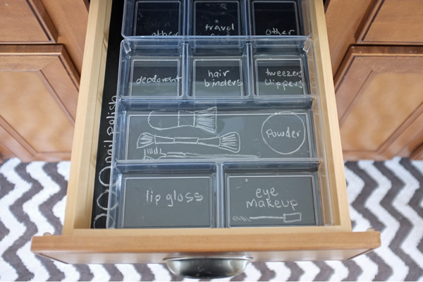 23 chalkboard drawer organizer