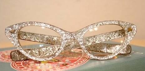 Glittered glasses