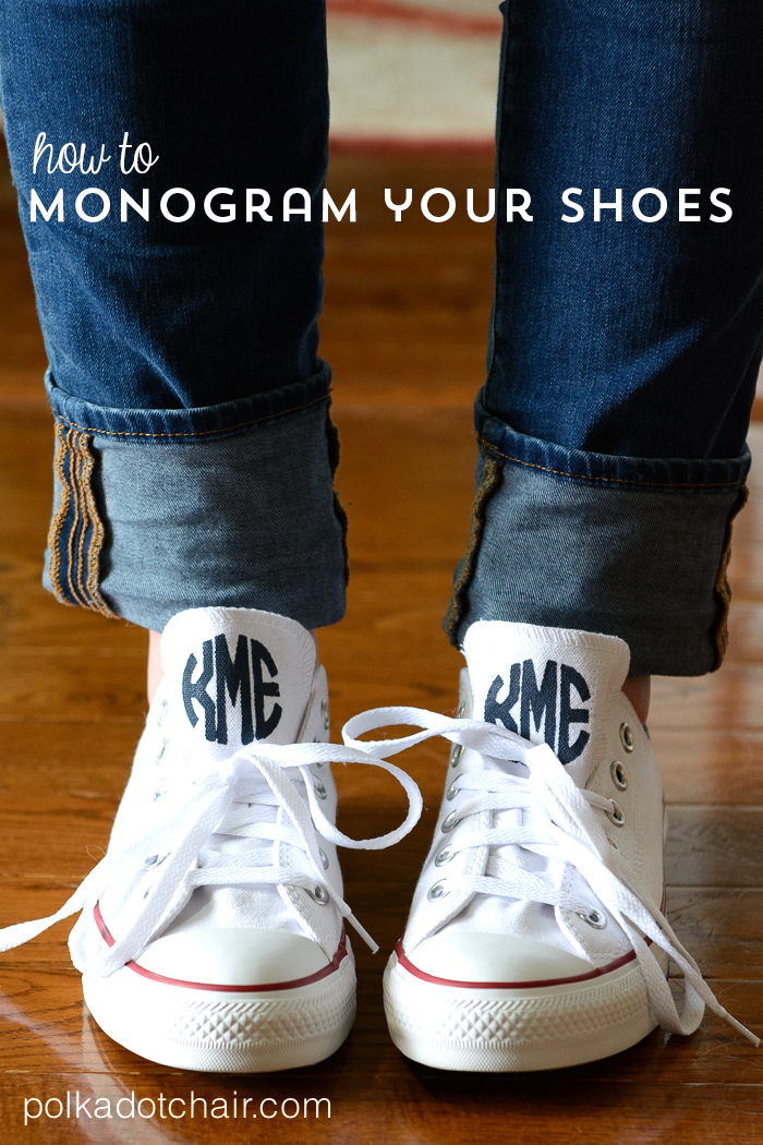 How to monogram your converse