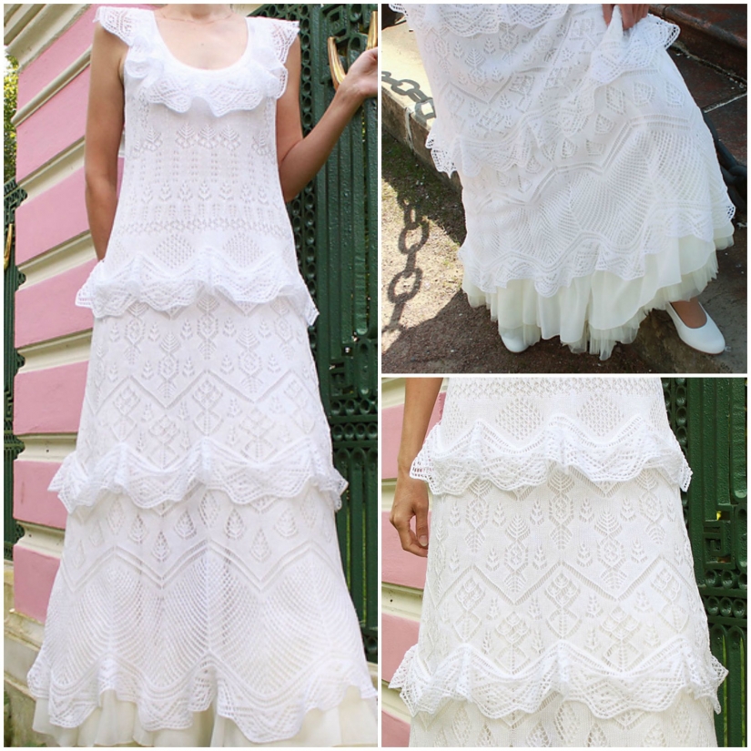 Diy lace wedding gown