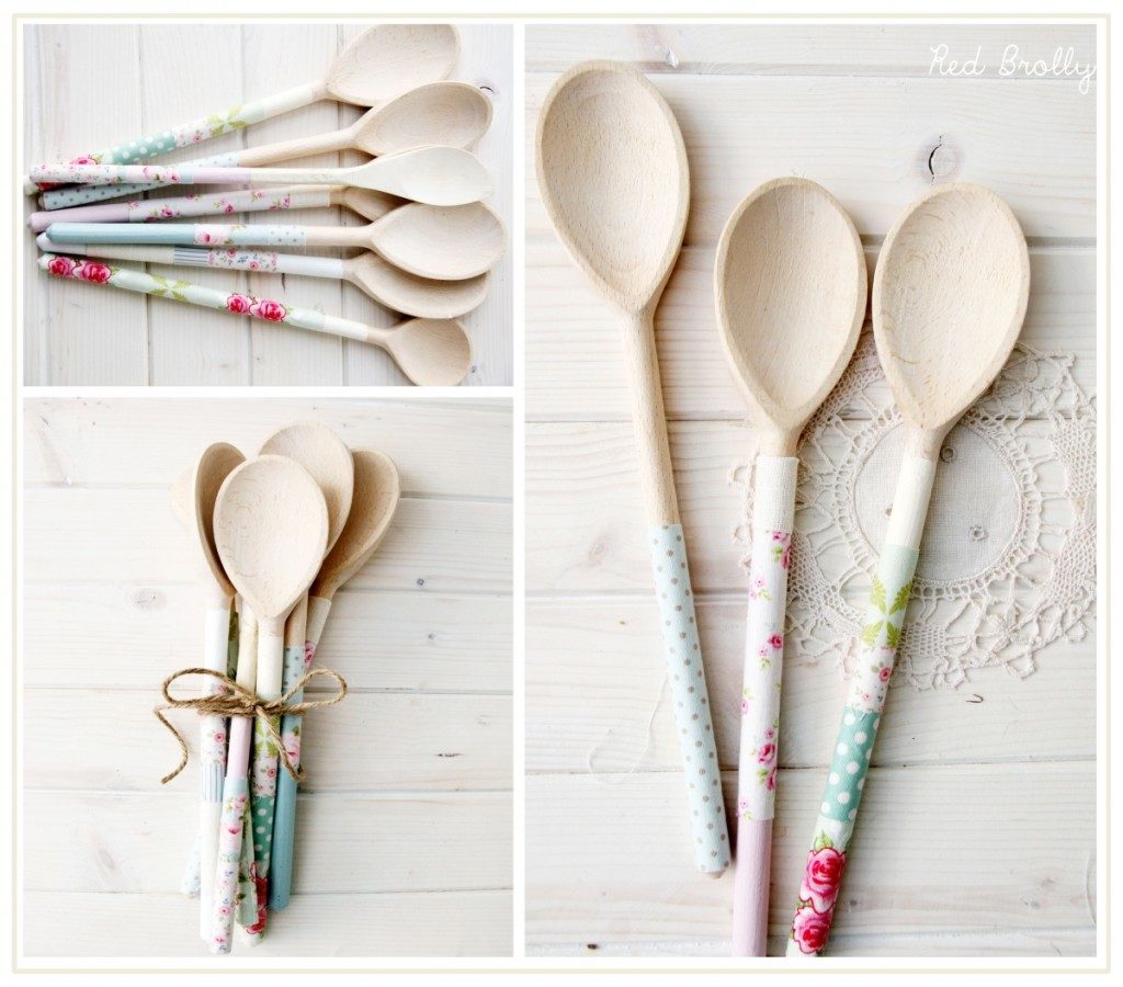 Decorative wooden spoons 1024x900 Creative Decor Ideas for Shabby Chic Lovers