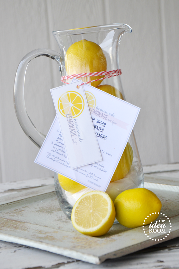 Homemade lemonade gift