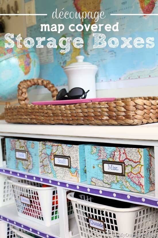 Map themed storage