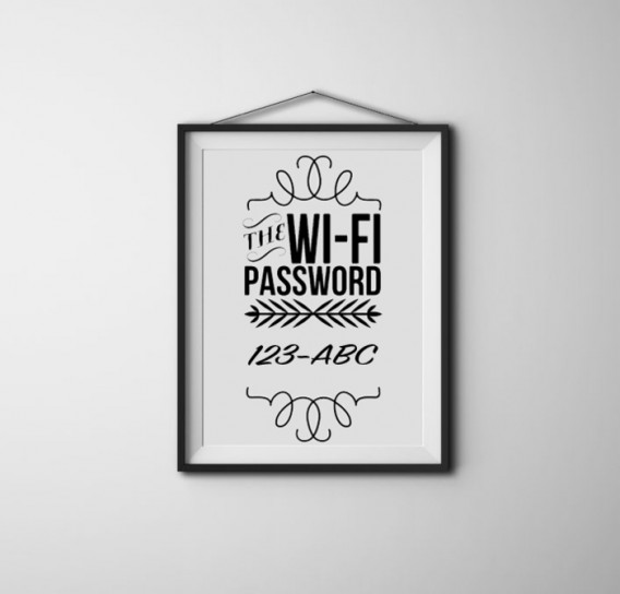 The wifi password diy
