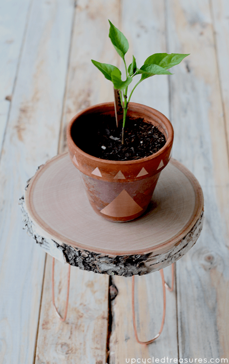 12 rustic plant stand