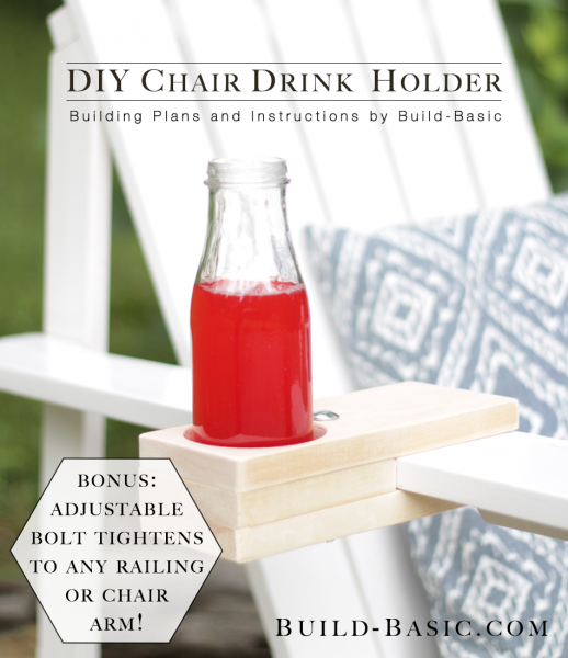 15 diy chair drink holder