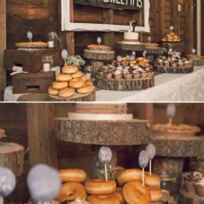 31 rustic wedding dessert bar