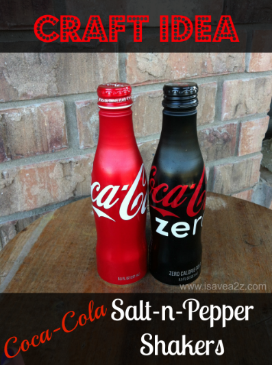 DIY Coke bottle shakers 15 Homemade Salt and Pepper Shaker Ideas