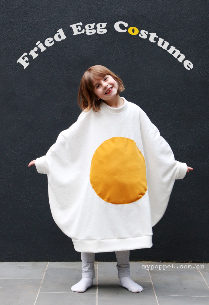 Diy fried egg costume