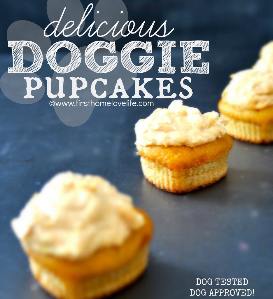 Delicious doggie "pupcakes"