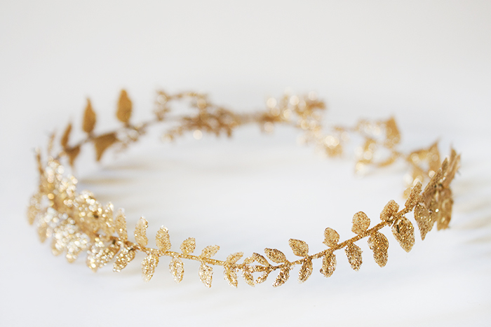 Gold leaf crown 15 DIY Tiaras and Crowns for Little Princes and Princesses