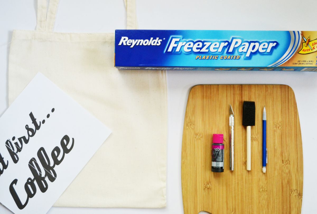 How To Freezer Paper Stencilling Supplies How To Freezer Paper Stencilling