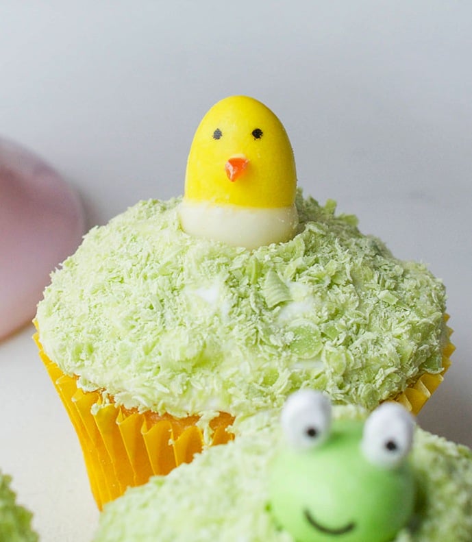 Jelly bean easter animal cupcakes