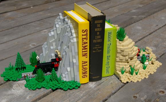 Lego bookends