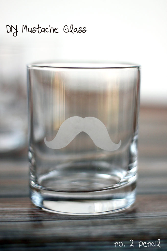 Mustache glass