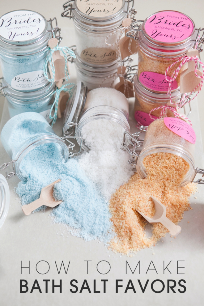 Somethingturquoise how to make bath salt gifts 0001