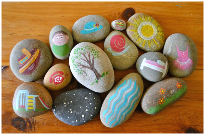 Story Stones Ideas Painted Story Stones Creative Ways to Put Your Rock Collection to Good Use