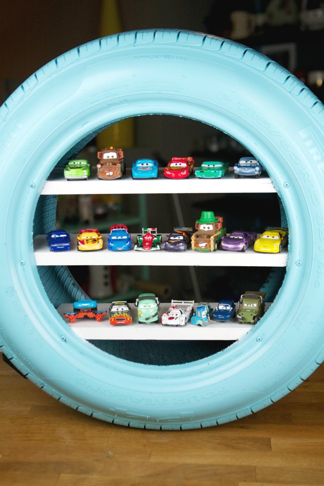 car tire shelving Creative Ways to Reuse Old Tires