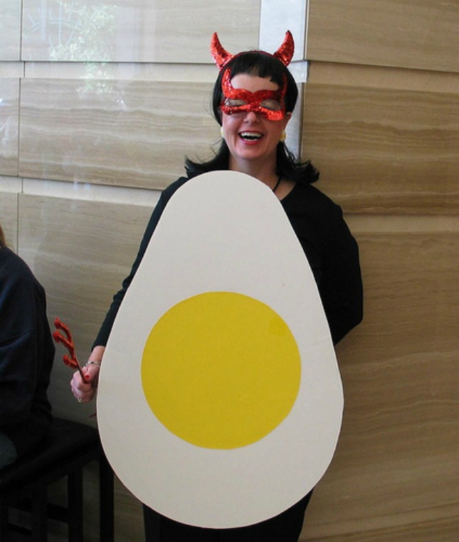 Deviled eggs costume diy