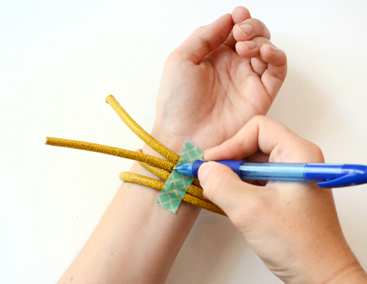 How to make knotted rope bracelets diy 9