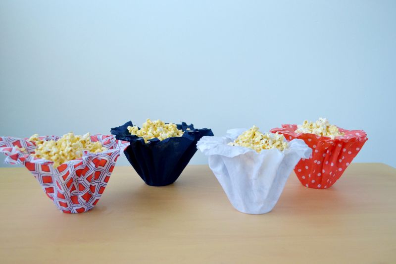 DIY Fabric Snack Cups DIY Fabric Snack Cups