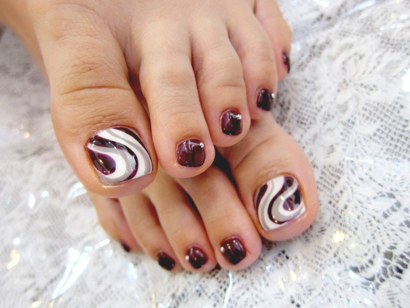 Black French Toe Nail Designs for Fall - wide 3