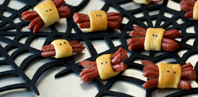 Hot dog spiders