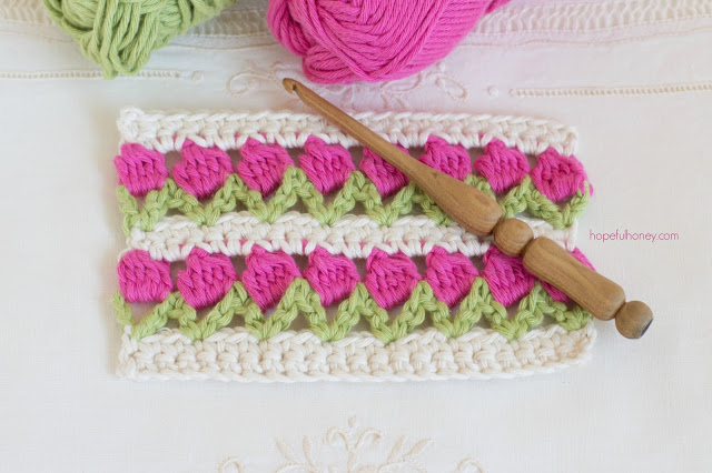 How To Crochet The Tulip Stitch  25 Crochet Stitches