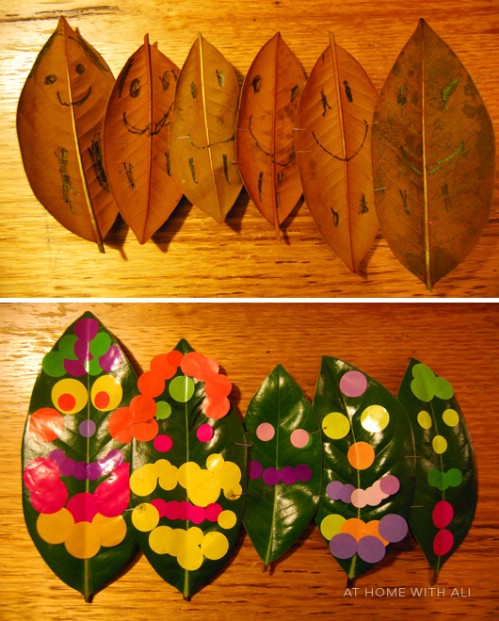 Little leaf people Fun Crafts Involving Leaves for Early Fall