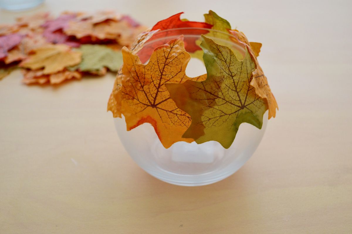 Maple leaf candle holders continue