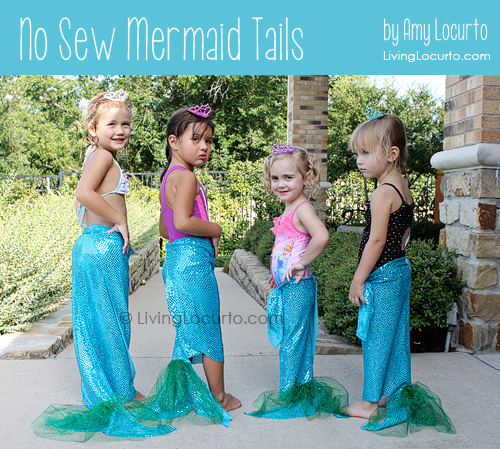 No sew mermaid tails