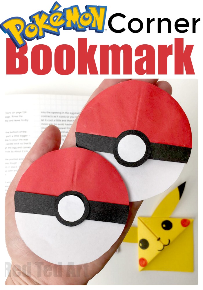 Pokemon corner bookmark for pokemon go fans