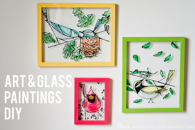 Diy stained glass art